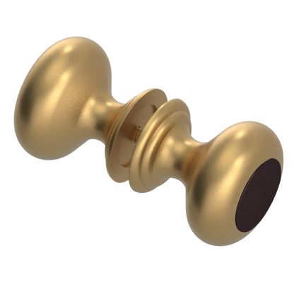 Rubinet Shower Door Knob (set) Satin Gold