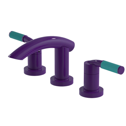 Rubinet Widespread Lav. Set. (less drain) Purple Haze