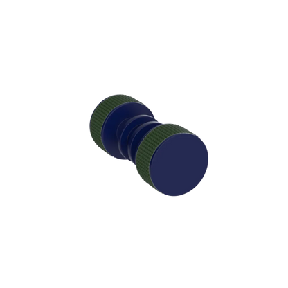 Rubinet Shower Door Knob (set) Midnight Blue