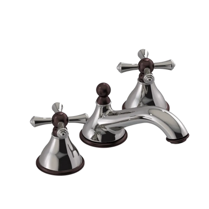 Rubinet Widespread Lav. Set. (less drain) Polished Nickel