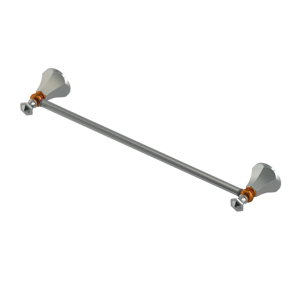 Rubinet Towel Bar 18" Satin Nickel
