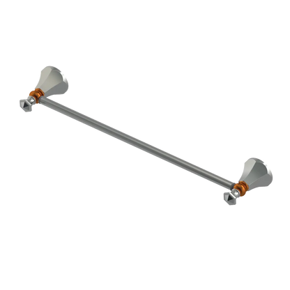 Rubinet Towel Bar 18" Satin Nickel