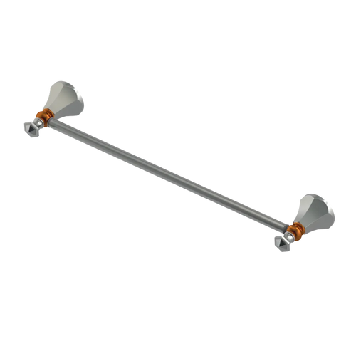 Rubinet Towel Bar 18" Satin Nickel