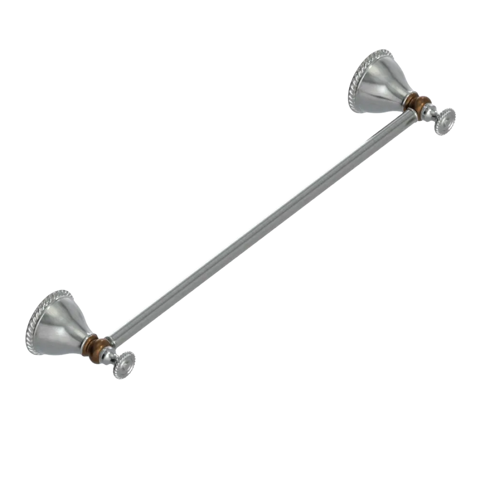 Rubinet Towel Bar 18" Satin Nickel