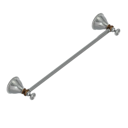 Rubinet Towel Bar 18" Satin Nickel
