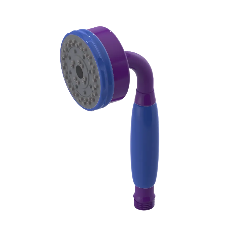 Rubinet 3 Function Hand Held Shower Only Purple Haze