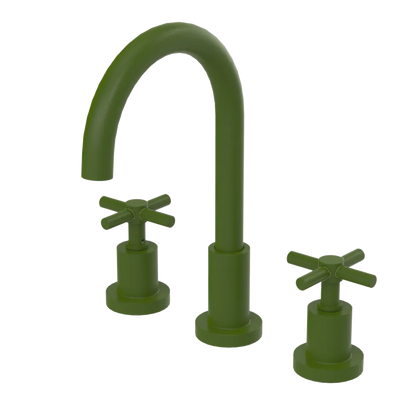 Rubinet Widespread Kitchen Set with LaSalle Spout Green Envy