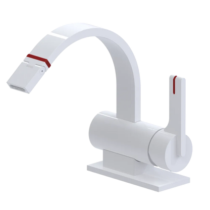 Rubinet Single Control Bidet Fitting (less drain) White