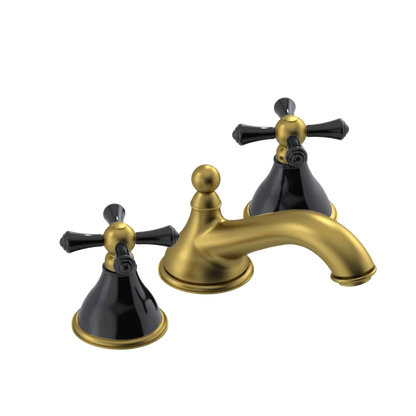 Rubinet Widespread Lav. Set. (less drain) Antique Brass Matt