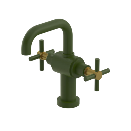 Rubinet Single Hole Dual Handle Lav. Set. (less drain) Green Envy