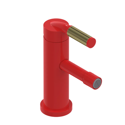 Rubinet Single Control Bidet Fitting (less drain) Red