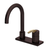 Rubinet 4" Centre Single Control Lav. Set. (less drain) Oil Rubbed Bronze