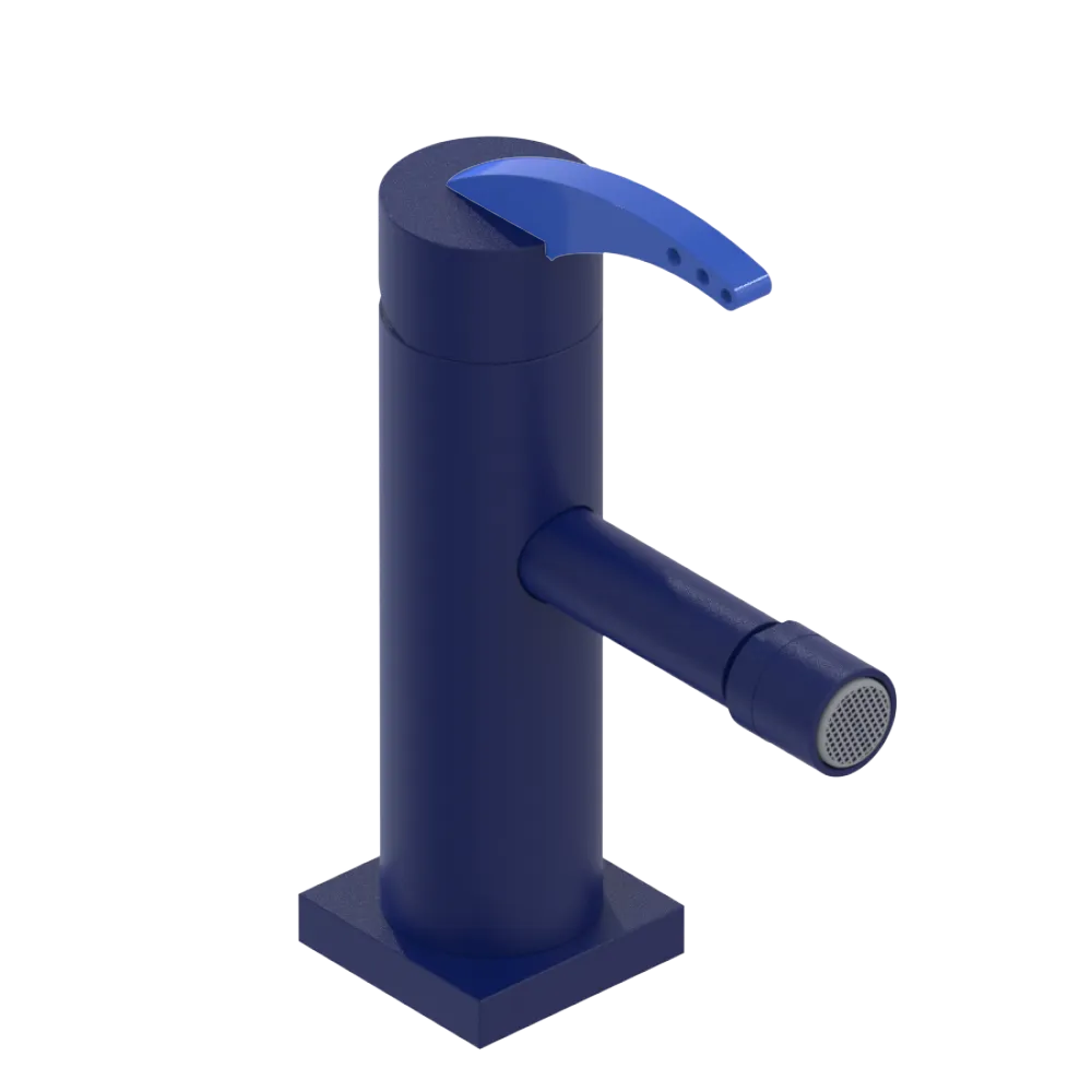 Rubinet Single Control Bidet Fitting (less drain) Midnight Blue