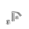Baril 8" c/c lavatory faucet, drain included