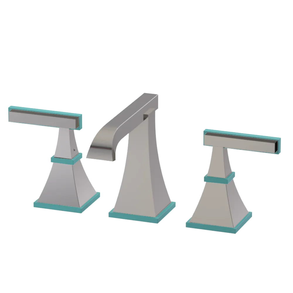 Rubinet Widespread Lav. Set. (less drain) Polished Nickel