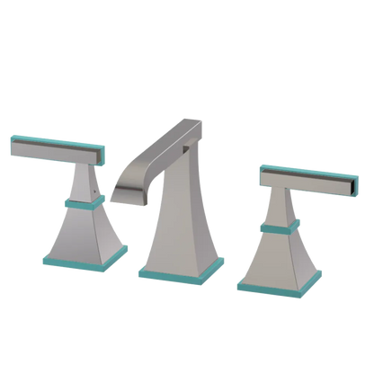 Rubinet Widespread Lav. Set. (less drain) Polished Nickel