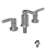 Rubinet Bidet Fitting with Spray, Diverter, and Vacuum Breaker (less drain) Satin Nickel