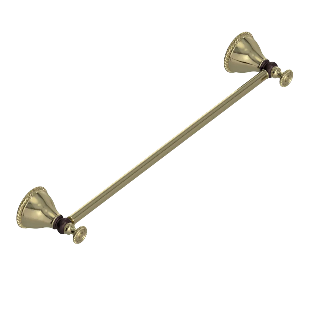 Rubinet Towel Bar 18" Natural Brass
