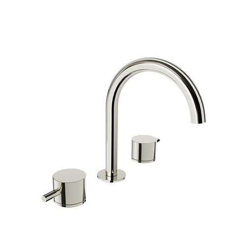 Baril 8" c/c lavatory faucet, drain included