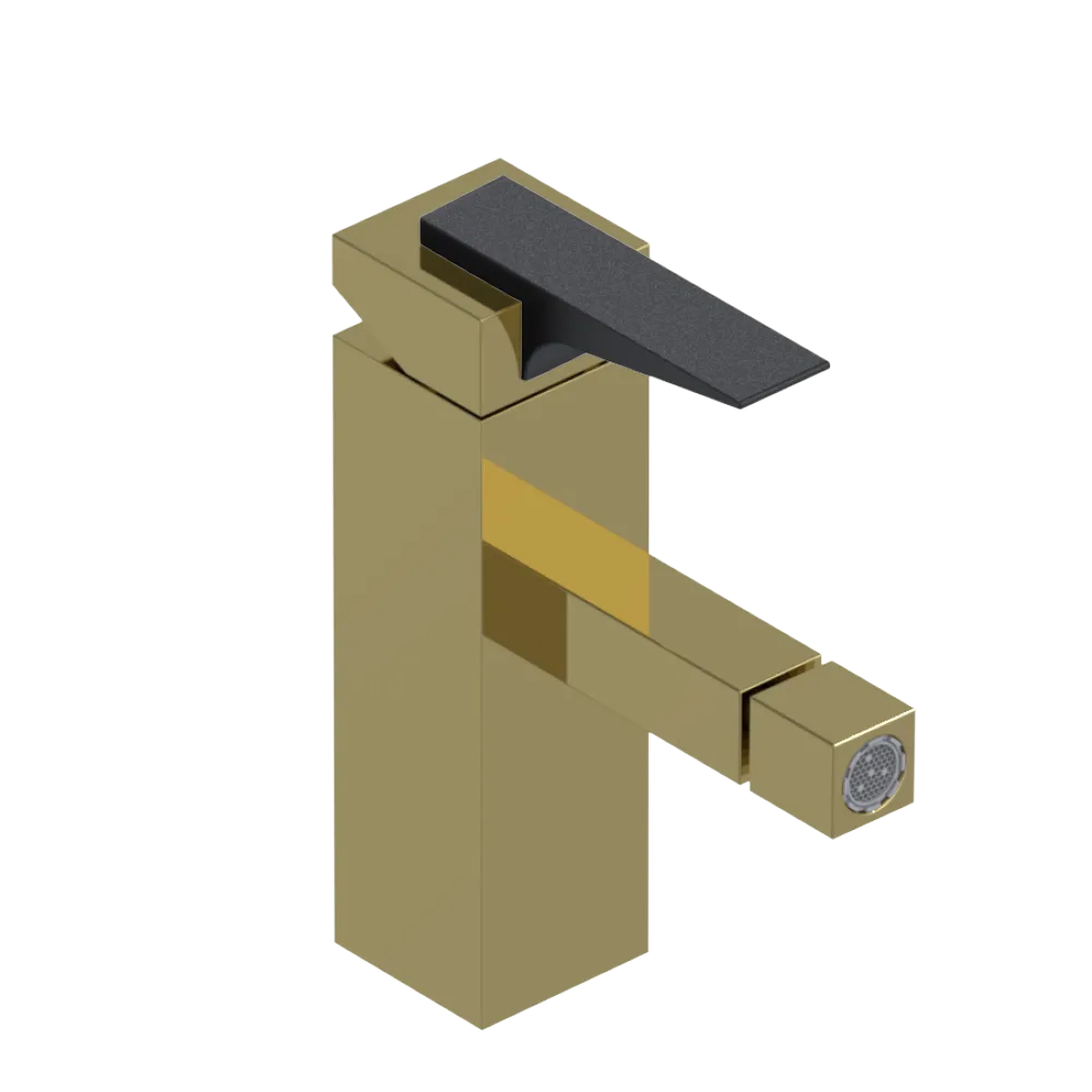 Rubinet Single Control Bidet Fitting (less drain) Natural Brass