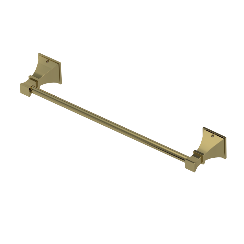 Rubinet Towel Bar 18" Natural Brass