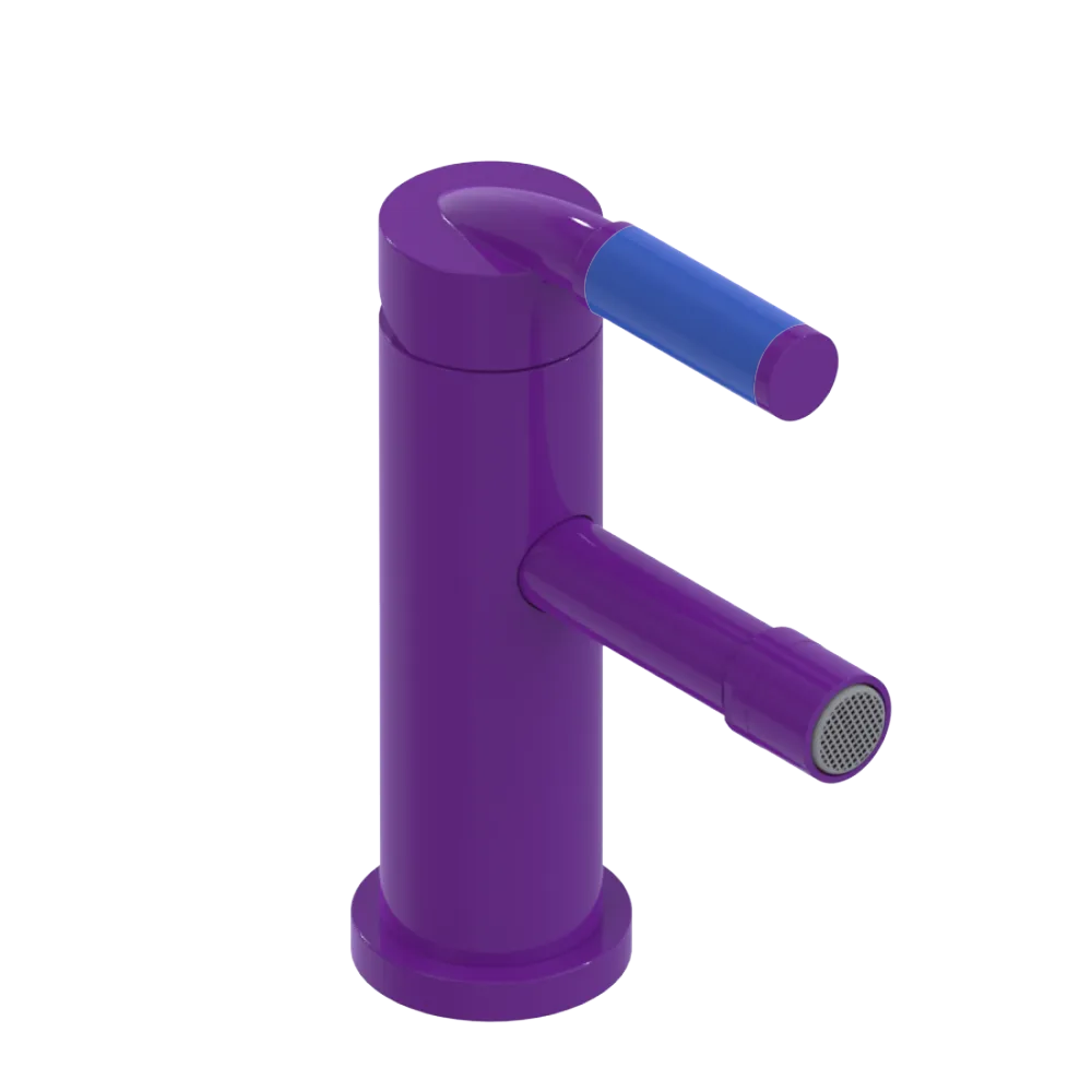 Rubinet Single Control Bidet Fitting (less drain) Purple Haze