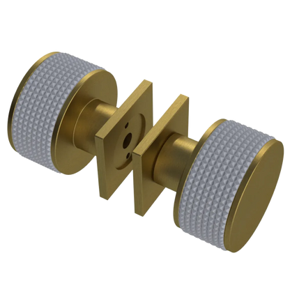 Rubinet Shower Door Knob (set) Antique Brass Matt