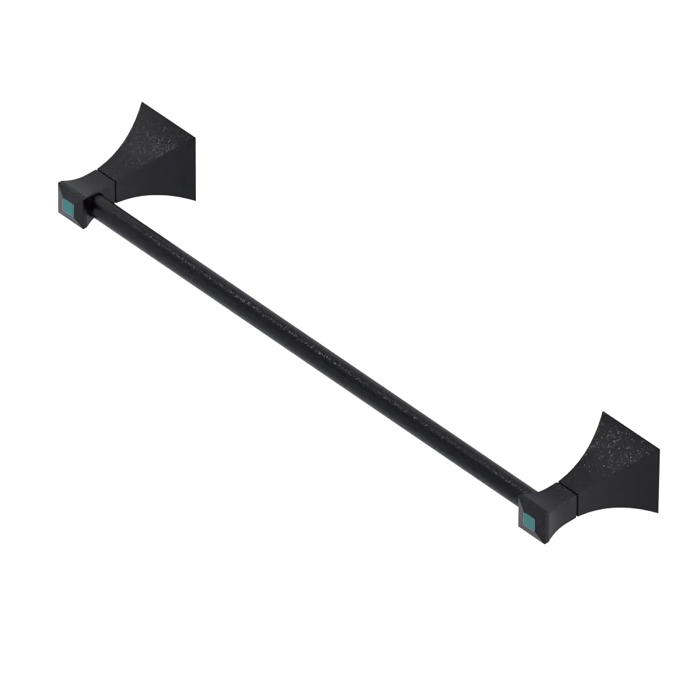 Rubinet Towel Bar 18" Matt Black