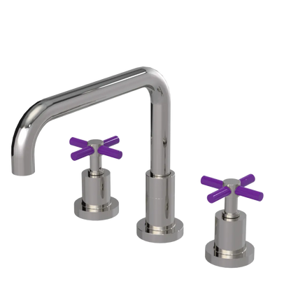 Rubinet Widespread Kitchen Set Polished Nickel