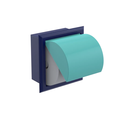 Rubinet RECESSED TOILET PAPER HOLDER Midnight Blue