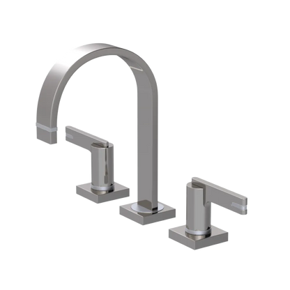 Rubinet Widespread Lav. Set. (less drain) Polished Nickel