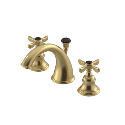 Rubinet Widespread Lav. Set. (less drain) Satin Gold