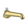 Rubinet Tub Filler Spout Deck Mount Bright Brass