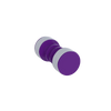Rubinet Shower Door Knob (set) Purple Haze