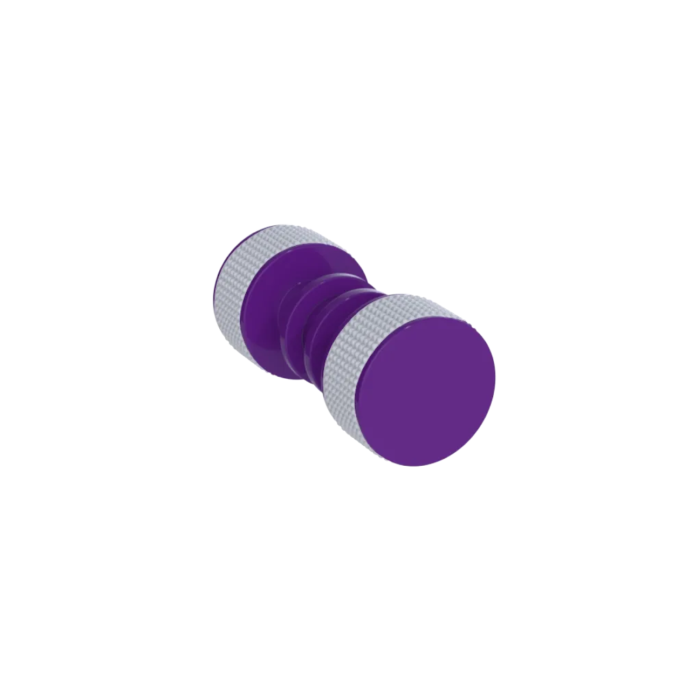 Rubinet Shower Door Knob (set) Purple Haze