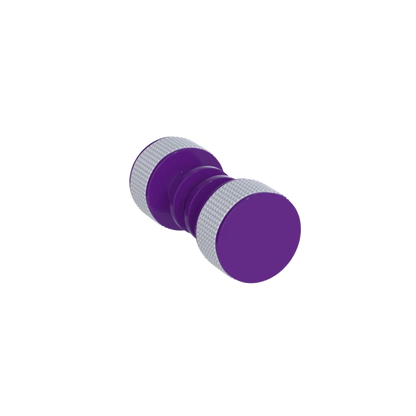 Rubinet Shower Door Knob (set) Purple Haze
