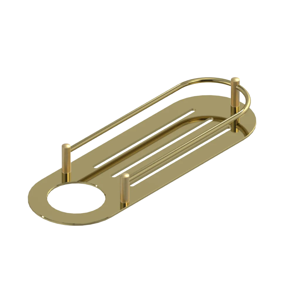 Rubinet Shelf Only Bright Brass