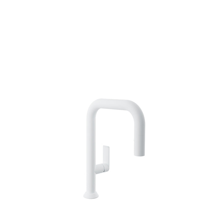 Baril Single-hole bar / prep kitchen faucet with 2-function pull-down spray