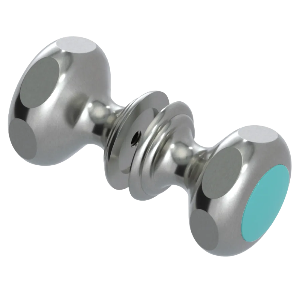 Rubinet Shower Door Knob (set) Satin Nickel