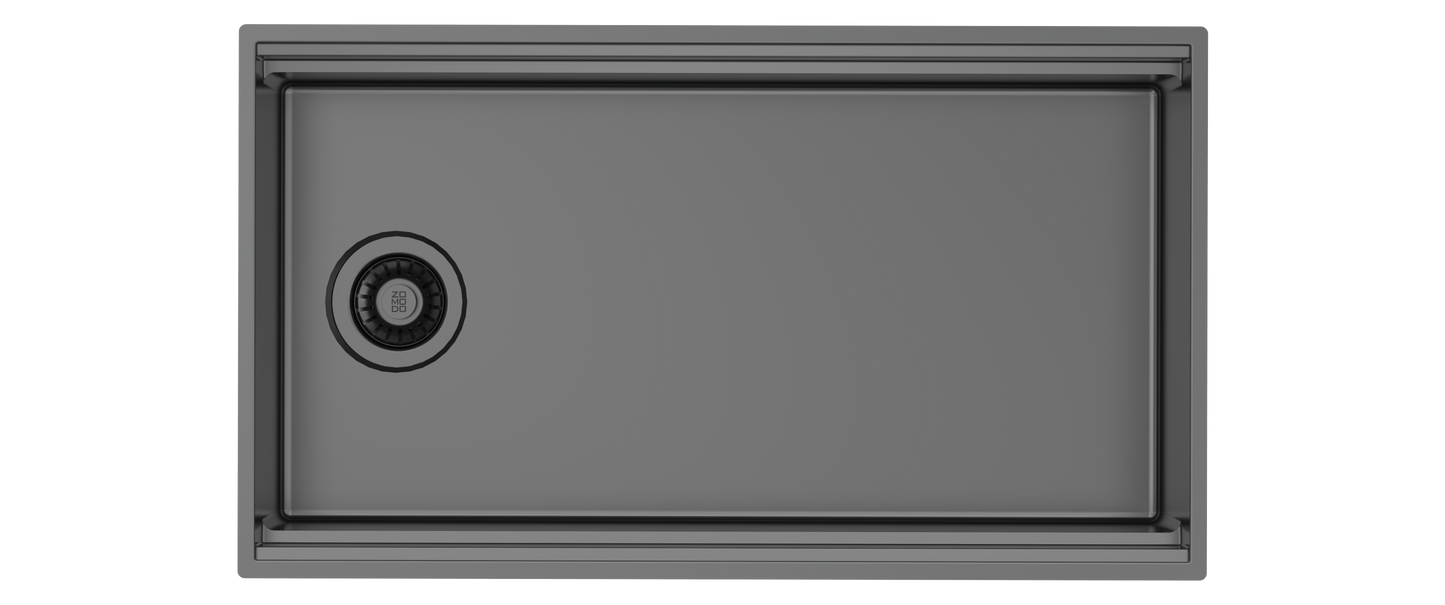 Zomodo Boutique 31" Workstation Single - Black Pearl