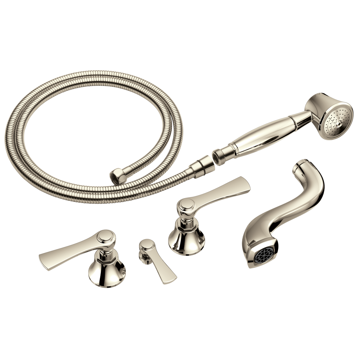 Brizo Two Handle Tub Filler Trim Kit With Lever Handles