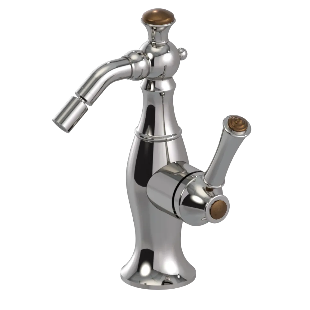 Rubinet Single Control Bidet Fitting (less drain) Polished Nickel