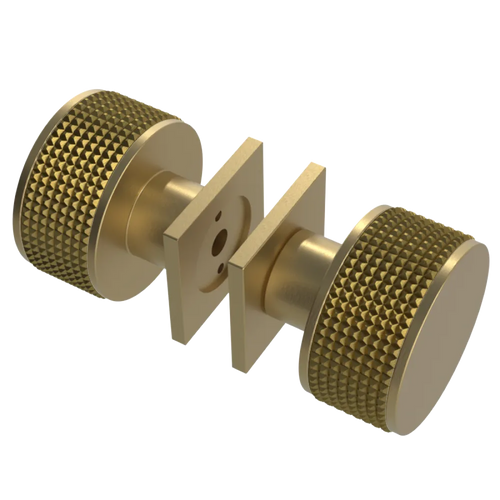 Rubinet Shower Door Knob (set) Satin Brass