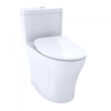 TOTO Aquia® IV One-Piece Toilet - 1.28 GPF & 0.8 GPF, Elongated Bowl - WASHLET+ Connection - Slim Seat