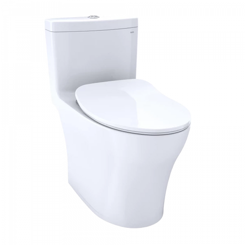 TOTO Aquia® IV One-Piece Toilet - 1.28 GPF & 0.8 GPF, Elongated Bowl - WASHLET+ Connection - Slim Seat