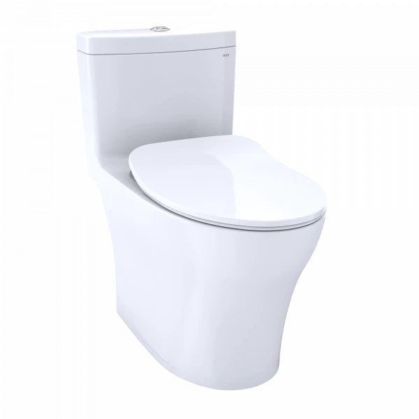TOTO Aquia IV One-Piece Toilet - 1.28 GPF & 0.9 GPF, Elongated Bowl - WASHLET+ Connection - Slim Seat