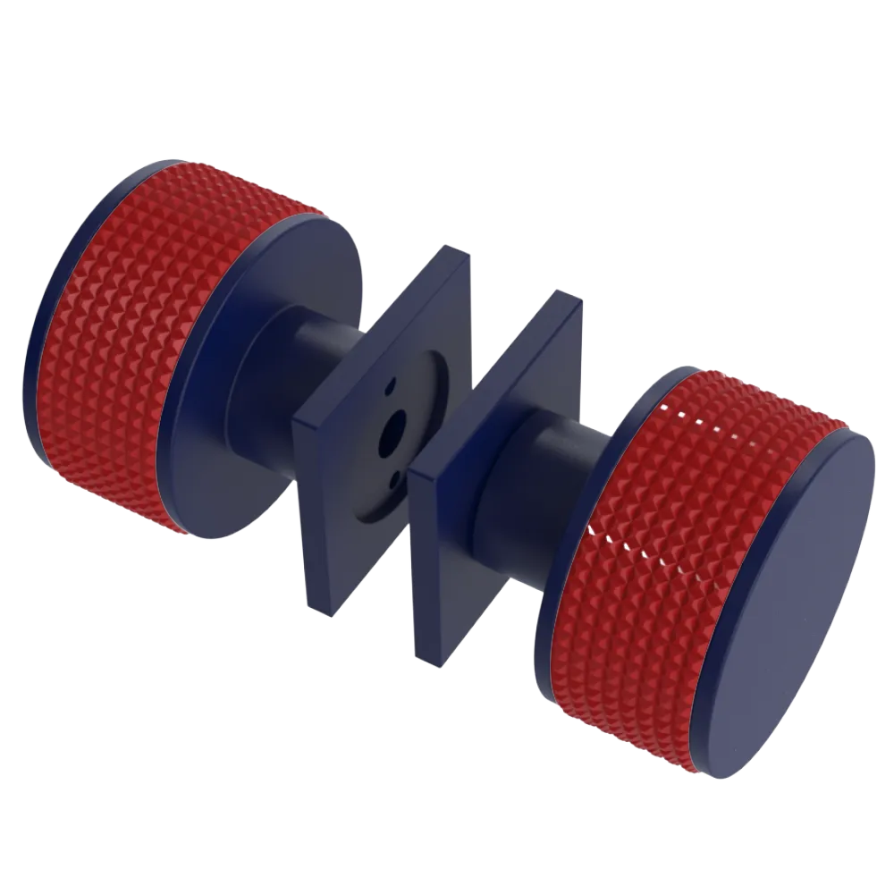 Rubinet Shower Door Knob (set) Midnight Blue