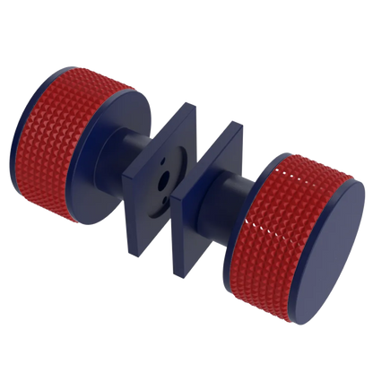 Rubinet Shower Door Knob (set) Midnight Blue