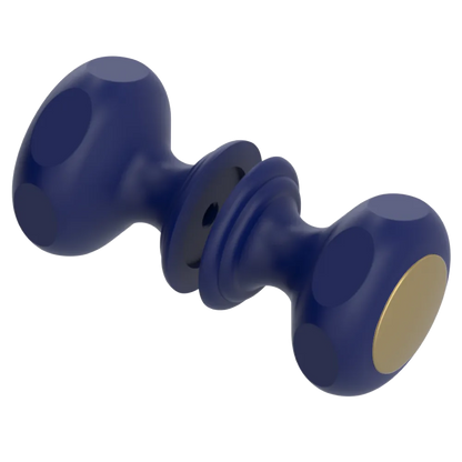 Rubinet Shower Door Knob (set) Midnight Blue