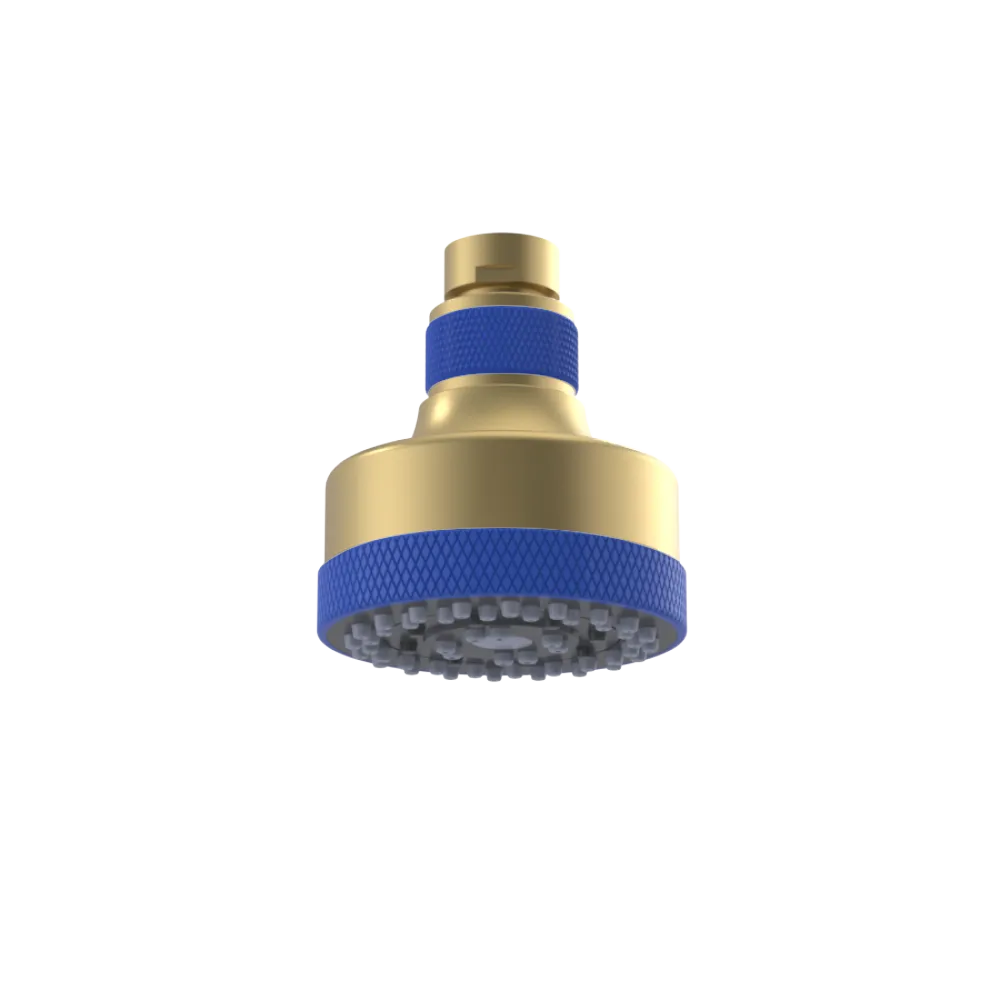 Rubinet 3 FUNCTION SHOWER HEAD Satin Brass